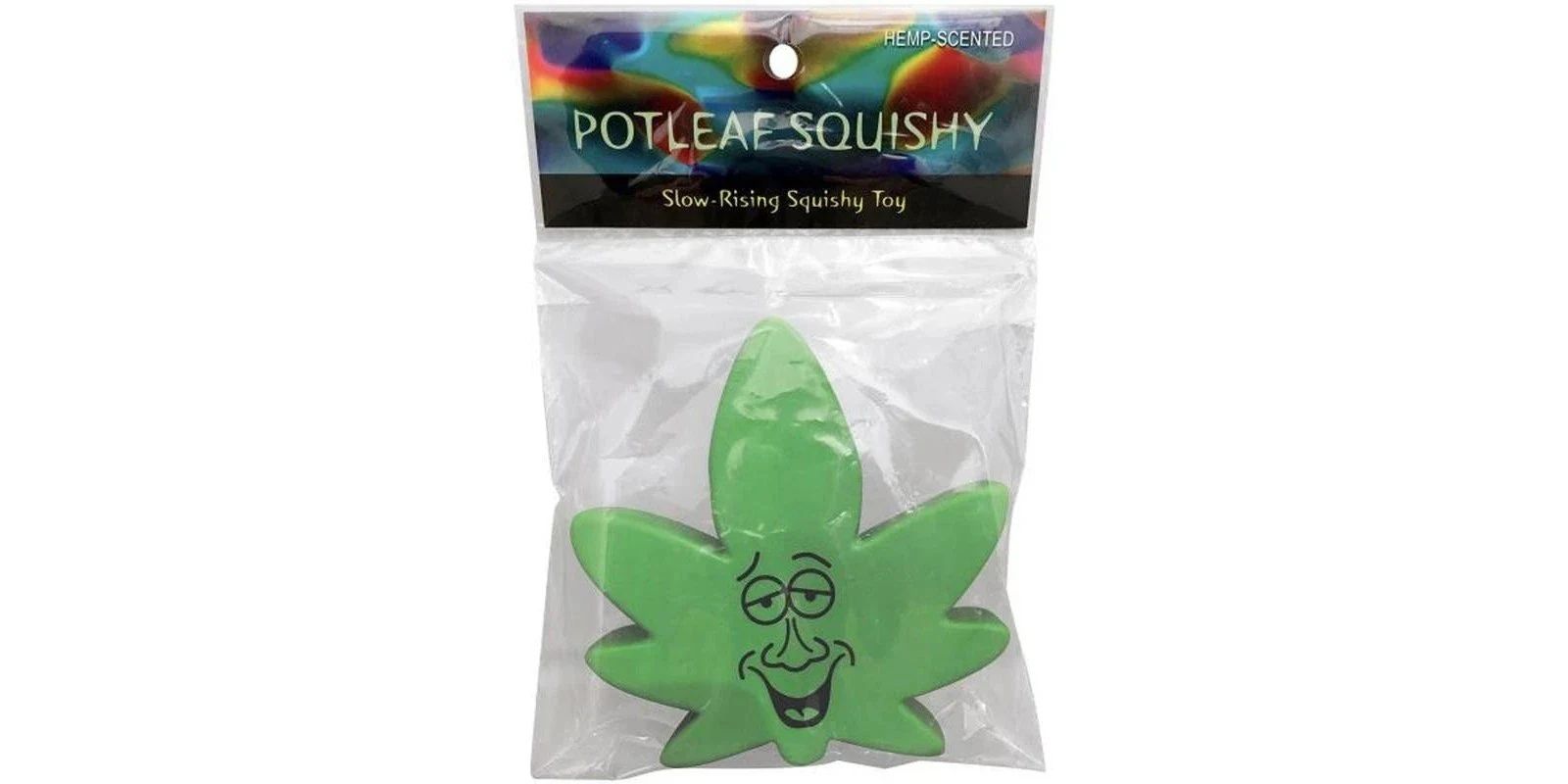 Kheper Games Pot Leaf Squishy Toy - Zen Hypnotherapy & Meditation Sleep Disorders